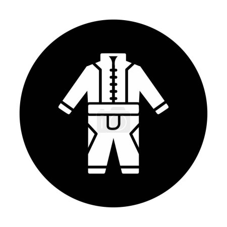 Ilustración de Race Suit icono web, ilustración vectorial - Imagen libre de derechos