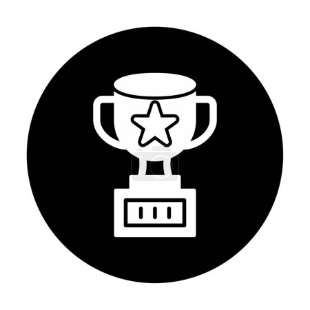 Ilustración de Trofeo simple taza vector icono - Imagen libre de derechos