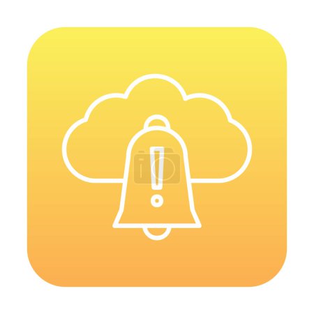 Illustration for Simple Weather Alert icon, vector illustration - Royalty Free Image