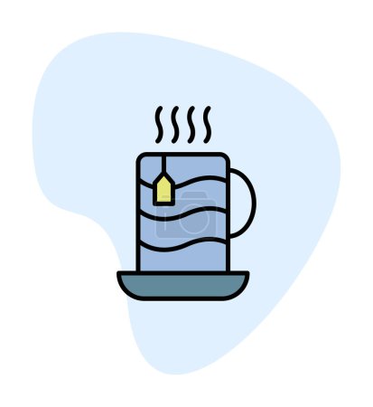 Illustration for Tea cup icon, vector illustration - Royalty Free Image