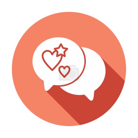 Illustration for Simple Speech Bubble icon, vector illustration - Royalty Free Image