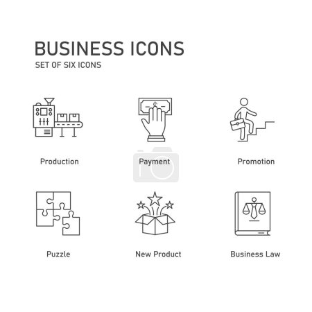 Conjunto de iconos de vectores de tecnología financiera
