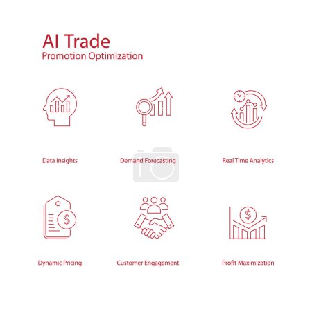 Trade Promotion Optimization Vector Symbol Pack Improving Sales Efficiency