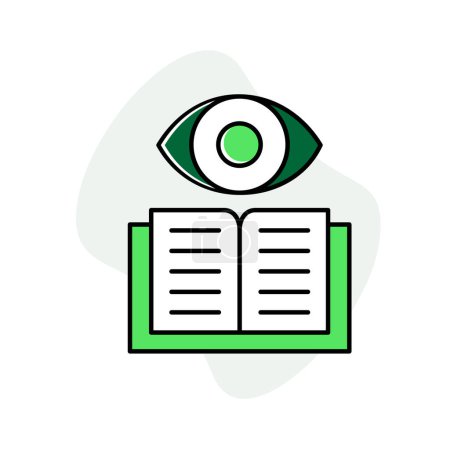 Illustration for Supervised Learning Vector Icon Design - Royalty Free Image