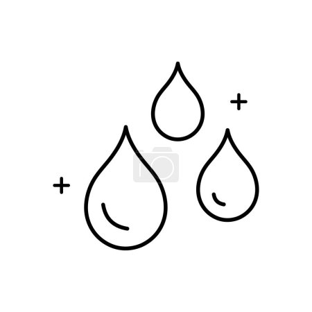 Icône de purification de l'eau Souligner l'importance d'une eau propre grâce à des techniques et des technologies de purification efficaces.