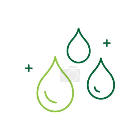 Icône de purification de l'eau Souligner l'importance d'une eau propre grâce à des techniques et des technologies de purification efficaces.