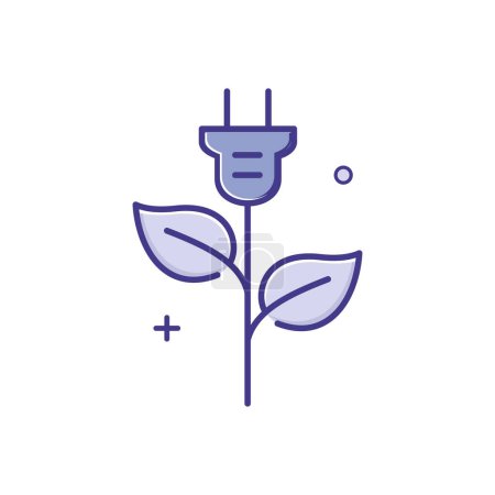 Erneuerbare grüne Energiequellen Vector Icon Design Icon