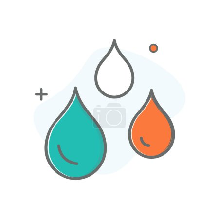 Ikone der Wasseraufbereitung Hervorhebung der Bedeutung sauberen Wassers durch effektive Reinigungstechniken und Technologien.