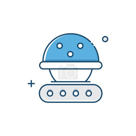 Robotics Technology Vector Illustration Icon Design