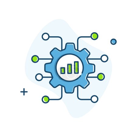 Expert System AI Decision Support Vector Icon Design