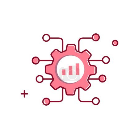 Expert System AI Decision Support Vector Icon Design