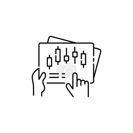 Algorithm Trading, Automated Trading Strategies Vector Icon Design