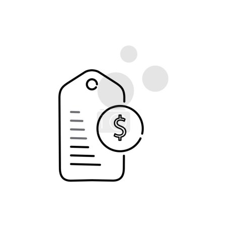 Illustration for Dynamic Pricing Vector Illustration Icon Design - Royalty Free Image