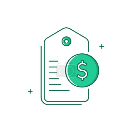 Real-Time Dynamic Pricing Vector Icon Design