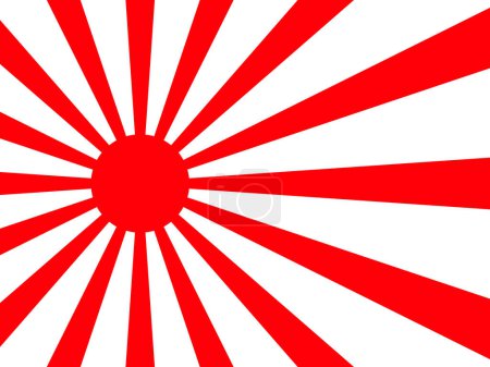 Flagge der aufgehenden Sonne, Flagge der Japaner