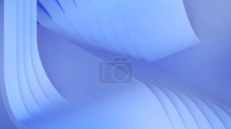 Abstract Background. Creative idea Paper Cut and digital wave for Business goal concept and success of folding paper with design on white background. Inspiration, copy space, software- 3d Rendering