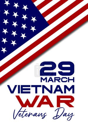 National vietnam war veterans day banner, 29 march