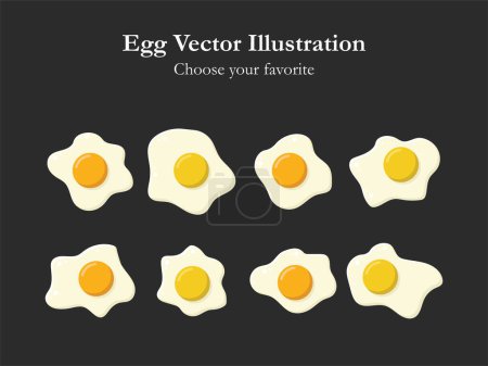 Photo for Egg vector ingredients easter illustration cartoon season asian diet kitchen food sale breakfast art - Royalty Free Image