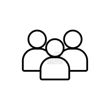 people icon outline symbol icon