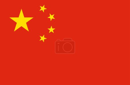 China-Flagge Volksrepublik China