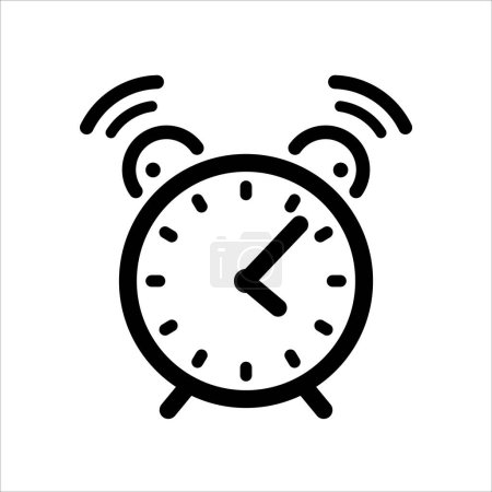 alarm clock ringing timer wake up time icon