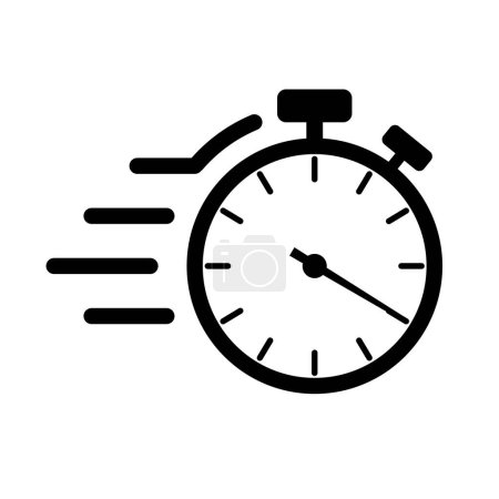 Stoppuhr Geschwindigkeit Bewegung Uhrzeit Timer Symbol