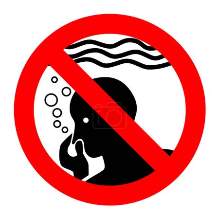 do not hold breath underwater for a long time, dangerous