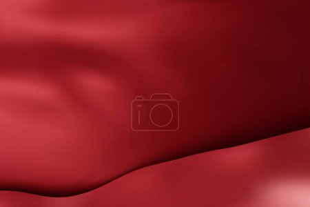 Téléchargez les illustrations : Le luxe de fond texture tissu rouge. Gros plan de tissu de soie ondulé. Tissus de soie empilés. Fond rouge. Illustration vectorielle 3D. - en licence libre de droit