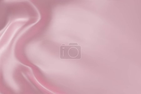 Téléchargez les illustrations : Gros plan texture de soie rose naturelle. Tissu rose clair texture lisse fond de surface. Élégante soie rose en Sepia tonique. Texture, fond, motif, gabarit. Illustration vectorielle 3D. - en licence libre de droit