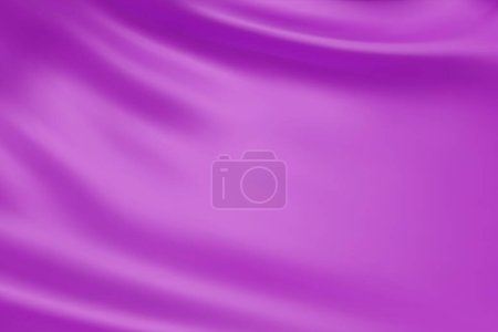 Téléchargez les illustrations : Gros plan texture de soie violette. Tissu magenta clair texture lisse fond de surface. Soie violette lisse et élégante dans un ton Sepia. Texture, fond, motif, gabarit. Illustration vectorielle 3D. - en licence libre de droit
