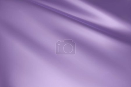 Téléchargez les illustrations : Gros plan texture de soie violet clair. Tissu violet clair texture lisse fond de surface. Soie violette lisse et élégante dans un ton Sepia. Texture, fond, motif, gabarit. Illustration vectorielle 3D. - en licence libre de droit
