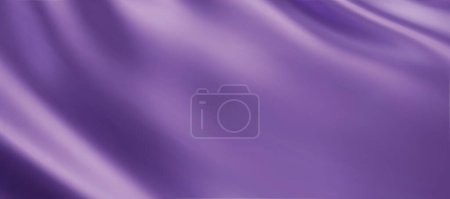 Téléchargez les illustrations : Gros plan texture de soie violette. Tissu magenta clair texture lisse fond de surface. Soie violette lisse et élégante dans un ton Sepia. Texture, fond, motif, gabarit. - en licence libre de droit