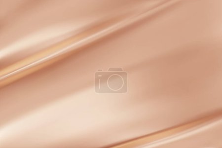 Nahaufnahme Textur aus natürlicher rosafarbener Seide. Hellrosa Stoff glatte Textur Oberfläche Hintergrund. Glatte, elegante Seide in sanften Tönen. Textur, Hintergrund, Muster, Vorlage. 3D-Vektordarstellung.