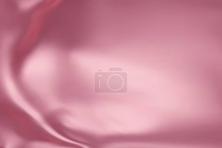 Téléchargez les illustrations : Gros plan texture de soie rose. Tissu rose texture lisse fond de surface. Soie rose élégante et lisse dans la tonalité Sepia. Texture, fond, motif, gabarit. Illustration vectorielle 3D. - en licence libre de droit
