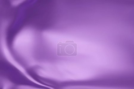 Nahaufnahme Textur aus lila Seide. Magenta Stoff glatte Textur Oberfläche Hintergrund. Glatte, elegante violette Seide in Sepia-Ton. Textur, Hintergrund, Muster, Vorlage. 3D-Vektordarstellung