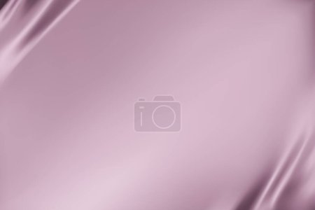 Téléchargez les illustrations : Fond abstrait dégradé violet clair. Texture de soie ondulée subtile minimaliste. Illustration vectorielle 3D. - en licence libre de droit