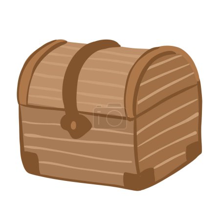 Illustration for Chest icon. Flat illustration of chest vector icon for web. - Royalty Free Image