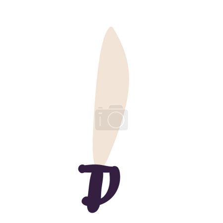 Illustration for Sword logo icon vector illustration design template. - Royalty Free Image