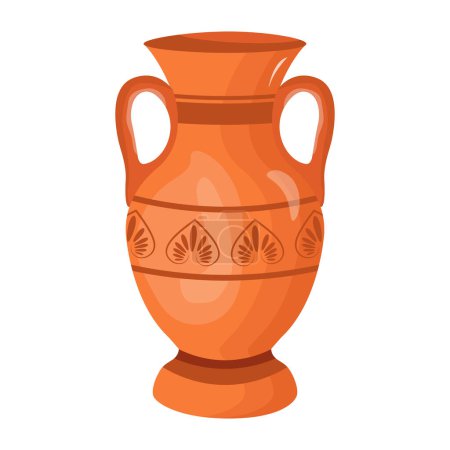 Téléchargez les illustrations : Illustration vectorielle d'un vase - en licence libre de droit