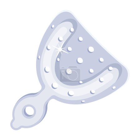 Illustration for Vector illustration of Impression Tray - Royalty Free Image