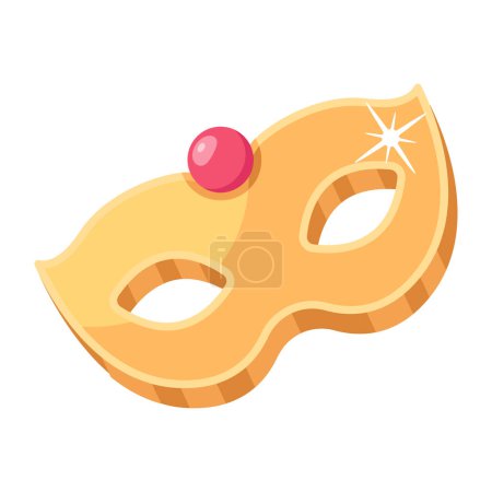 Ilustración de Máscara icono vector ilustración - Imagen libre de derechos