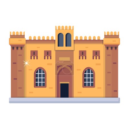 Illustration for Castle tower vector illustration design - Royalty Free Image