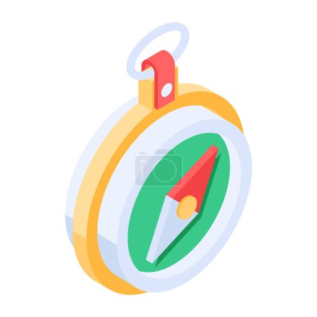 Photo for Compass icon vector illustration - Royalty Free Image