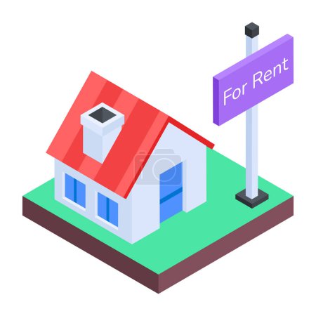 Illustration for Real estate icon vector illustration - Royalty Free Image