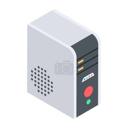 Illustration for Check out isometric icon of sound system - Royalty Free Image