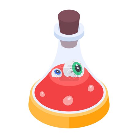Illustration for Science  tube icon isolated on white background - Royalty Free Image