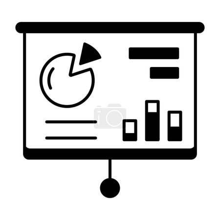 Illustration for Analytics vector icon. Can be used for printing, mobile and web applications. - Royalty Free Image
