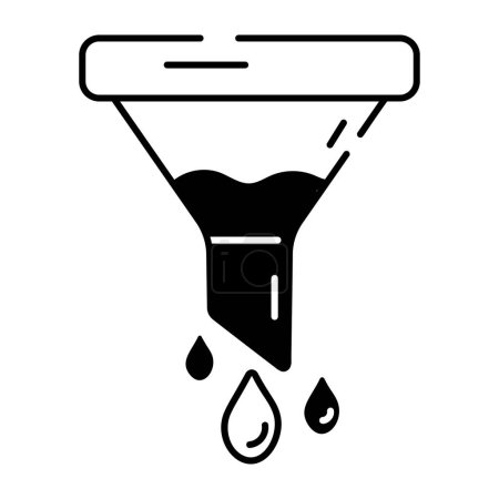 Ilustración de Esquema ilustración del icono del grifo de agua para la web - Imagen libre de derechos