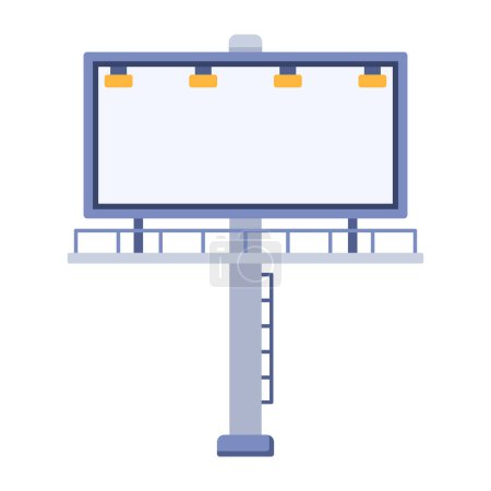 Illustration for Isolated billboard icon vector design - Royalty Free Image