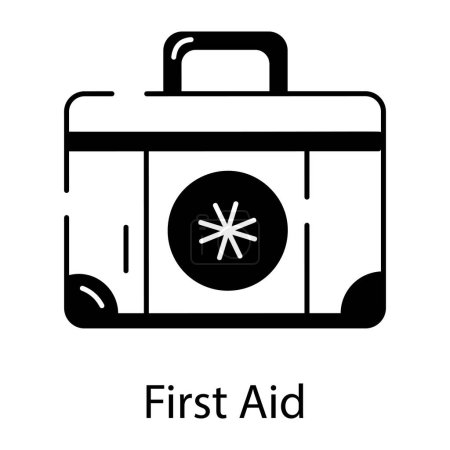 Illustration for First Aid Vector Solid Icon Design illustration. Medical Symbol on White background EPS 10 File - Royalty Free Image